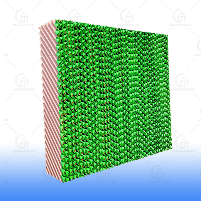 Green Color Coated Cooling Pads Paper